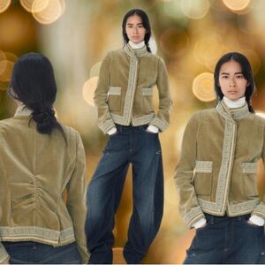 ❗️REMOVING SOON - BUY NOW❗️ZARA THE ITEM VELVET ZACKET